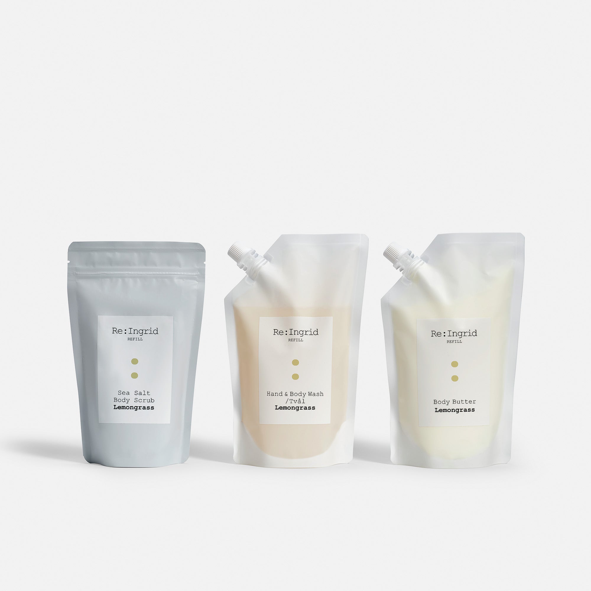 Lemongrass - en rikligt återfuktande trio i refill